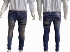 Celana Jeans Pria Navy Slim Fit Premium