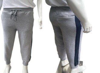 Celana Jogger Panjang Abu List Navy Pria Premium