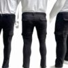 Celana Panjang Cargo Hitam Pria Slim Fit Premium