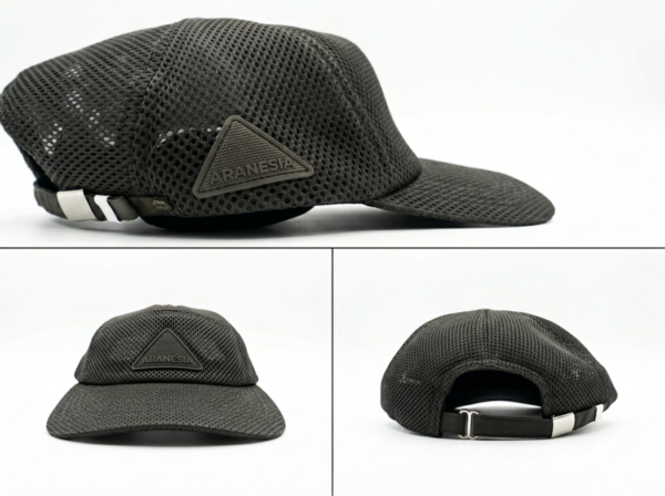 Topi Hitam Pria Mesh Cap Premium